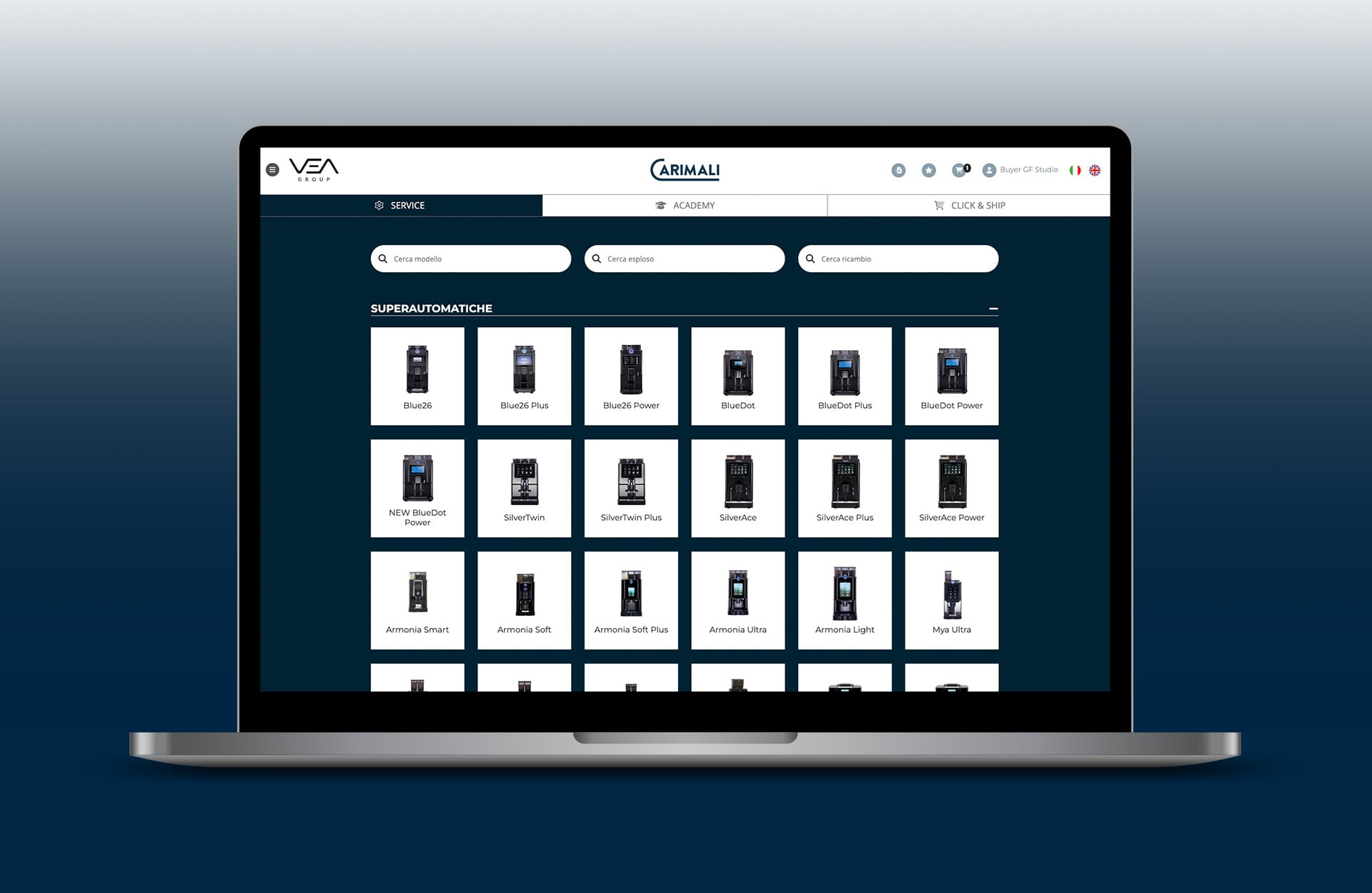 Carimali.com e l'Innovazione con ULTRASPARE + ULTRAB2B